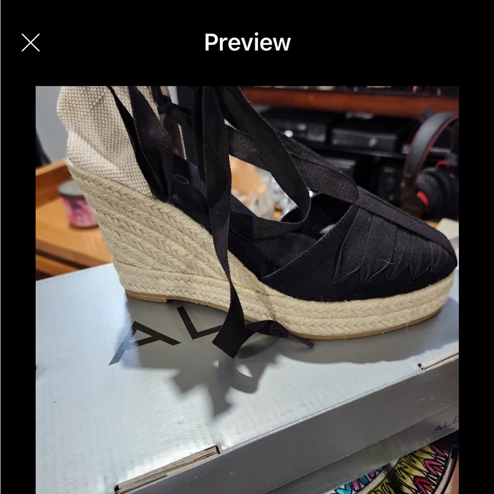Aldo espadrilles tie up